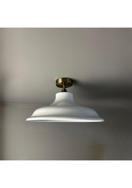 Bergo Beyaz Piramit Plafonyer Başlık Avize Salon Oturma Odası Yatak Odası Sarkıt Modeli modelleri