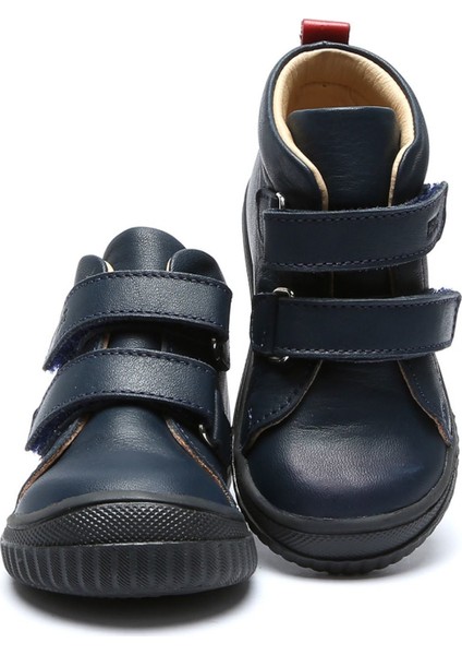 GT08 Kifidis-Kids Ilk Adım Unisex Çocuk Deri Ayakkabı 21-25-21 - Lacivert Deri fiyatları