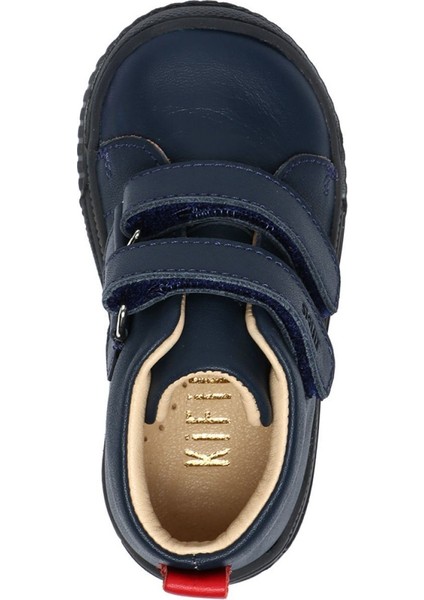 GT08 Kifidis-Kids Ilk Adım Unisex Çocuk Deri Ayakkabı 21-25-21 - Lacivert Deri modelleri