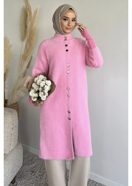 Yumoş Iplik Tesettür Uzun Hırka P-00014475 fiyatları