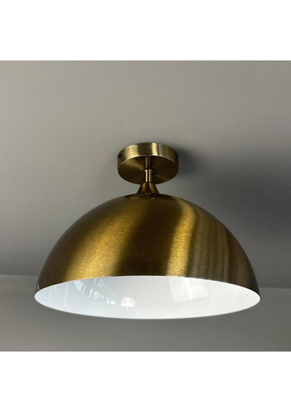 Yimpi Eskitme Renk Avize Piramit Plafonyer Başlık Sarkıt Salon Kuaför Dekoratif Aydınlatma Pastane