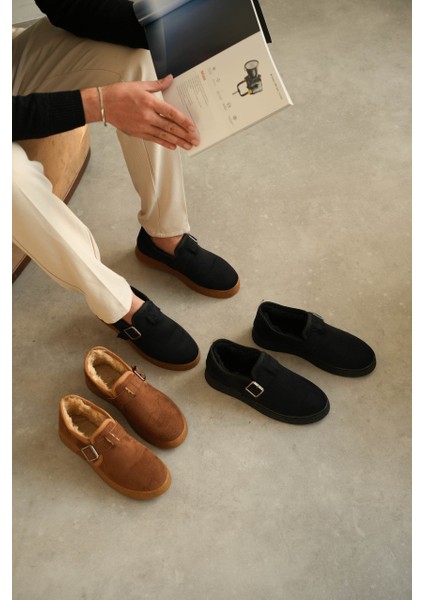 Kb-Kx1 Kuback Taba Kürklü Günlük Erkek Ayakkabı modelleri