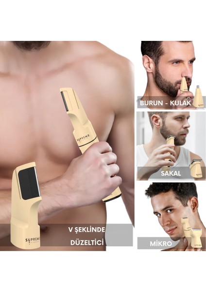 Multigroomer 4.0 Islak/kuru 14 Parça Set Tıraş Makinesi – Saç Sakal Yüz Vücut Burun Kulak Tıraş Makinesi 4 Manyetik Başlık, Pil Ekranı, Seyahat Kilidi fiyatları