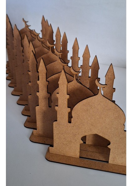 10 Adet Ahşap Cami Maket Boyama Seti, Dini Aktivite ve Eğitim Malzemesi fiyatları