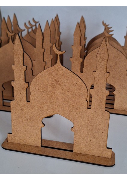 10 Adet Ahşap Cami Maket Boyama Seti, Dini Aktivite ve Eğitim Malzemesi indirimleri