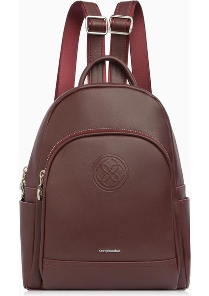 Kadın Sırt Çantası 7251M - Bordo
