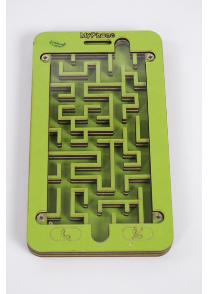 Yeşil Ahşap Labirent Oyunu, Zeka ve Eğlence Için Çocuklara Uygun Masa Oyunu fiyatları