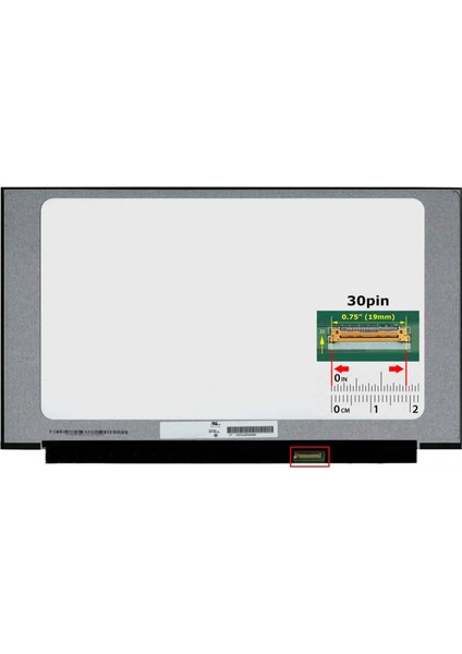 N156BGA-EA3 Rev.c2 Ekran 15.6 Slim 30 Pin Panel Vidasız