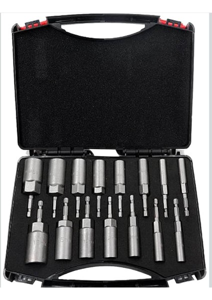 15 Parça Bits Saplı Lokma Seti Matkap Için (5,5 mm - 19 Mm)
