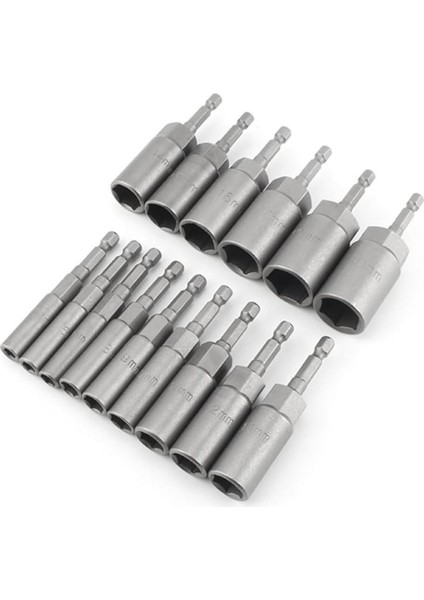 15 Parça Bits Saplı Lokma Seti Matkap Için (5,5 mm - 19 Mm) modelleri