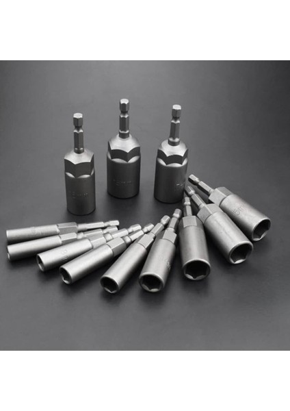 15 Parça Bits Saplı Lokma Seti Matkap Için (5,5 mm - 19 Mm)