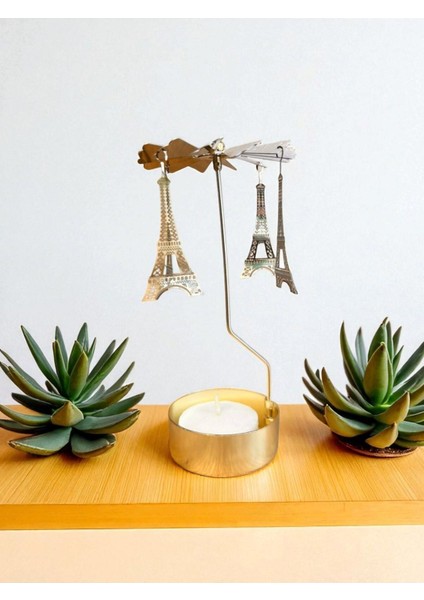 Isı ile Dönen Mumluk – Eyfel Kulesi Modeli, Dekoratif Metal fırsatları