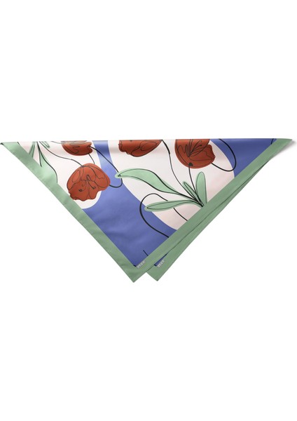 Gül Desenli Bandana Fular indirimleri