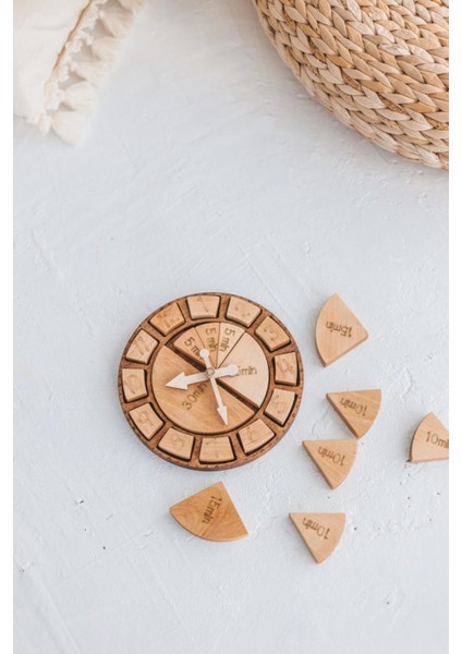 Saatleri ve Dakikaları Öğreniyorum Yapboz, Montessori Eğitici Oyunu modelleri