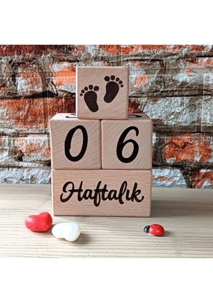 4 Parçalı Doğal Ahşap Anı Küpleri, Lazer Kazımalı, Bebek ve Anne Için Şık Tasarım fırsatları