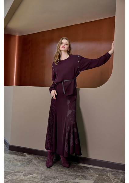 Etek Takım: Bordo 38032