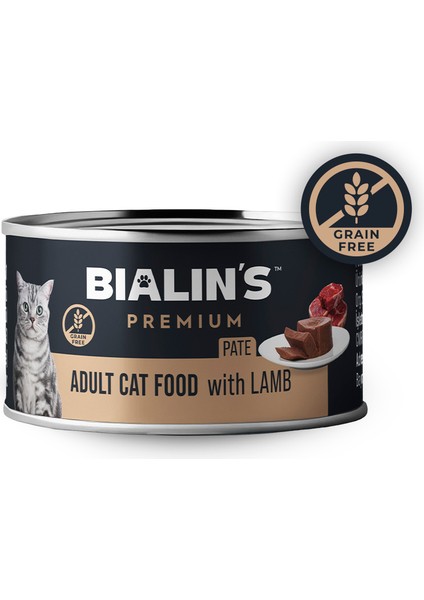 Süper Premium Pate Yetişkin Kedi Maması Kuzulu 100 Gram