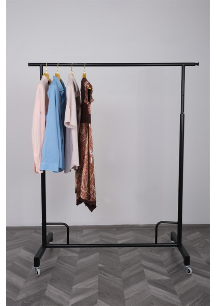 Yuvarlak Borudan Yandan Uzatmalı Askılık Standı Boyalı fiyatları