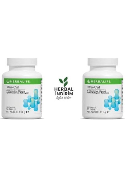 Kalsiyum Tablet 2'li Paket (D Vitamini ve Mineral Içerir)