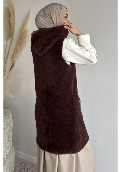 Kolsuz Fermuarlı Yumoş Tesettür Triko Yelek (S,m,l,xl Uyumludur) P-00018185 modelleri