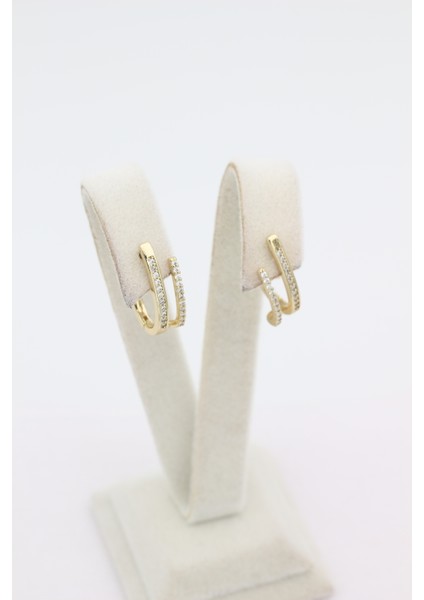 Stil Incisi/xupıng Jewelry Ereniko Zirkon Taşlı Küpe