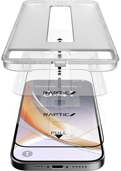 iPhone 17 Pro Uyumlu Raptic Air Glass 2.5d Ekran Koruyucu 2 Adet + Kolay Uygulama Aparatlı Şeffaf fırsatları