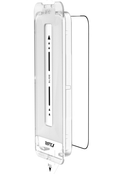 iPhone 17 Pro Uyumlu Raptic Air Glass 2.5d Ekran Koruyucu 2 Adet + Kolay Uygulama Aparatlı Şeffaf