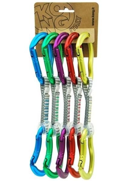 Kong Ergo Anniversary Quickdraw Ekspress Set – Hızlı Bağlantı, Dağcılık ve Spor Tırmanış Için Özel Sınırlı Seri