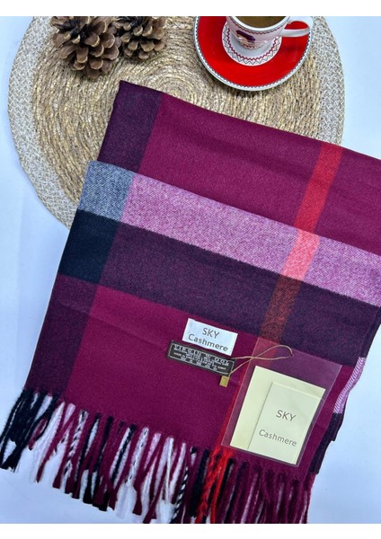 % 100 Yün Kaşmir Omuz Şal