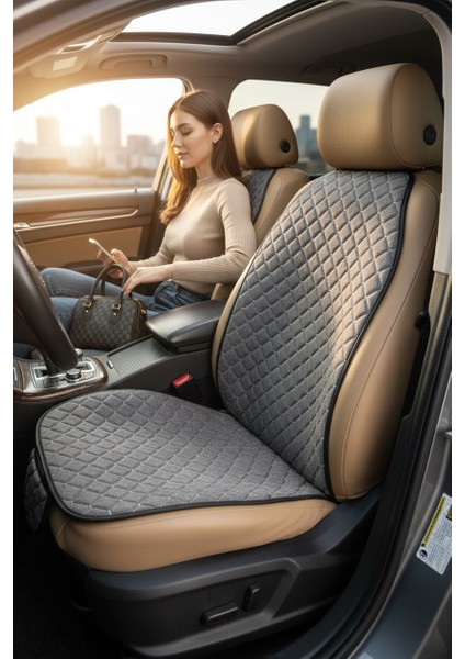 Lacasa Automotive Ergonomik,ortopedik,terletmez, Cepli, Kaymaz, Alkantara Oto Kılıf-Minder (7parça Set) modelleri