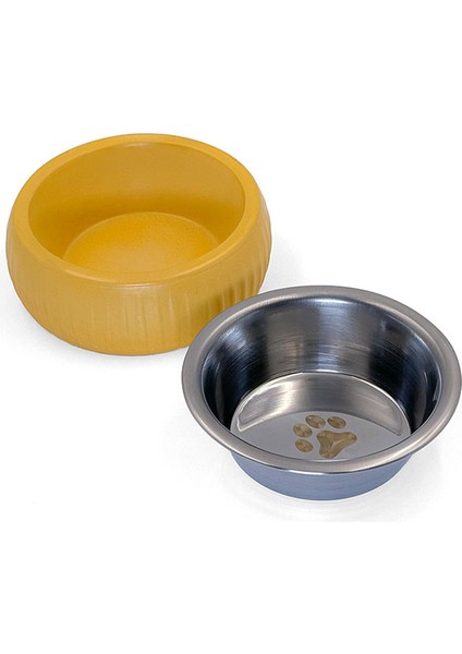 Mikopet Organik Seramik Mama Kabı Sarı fiyatları