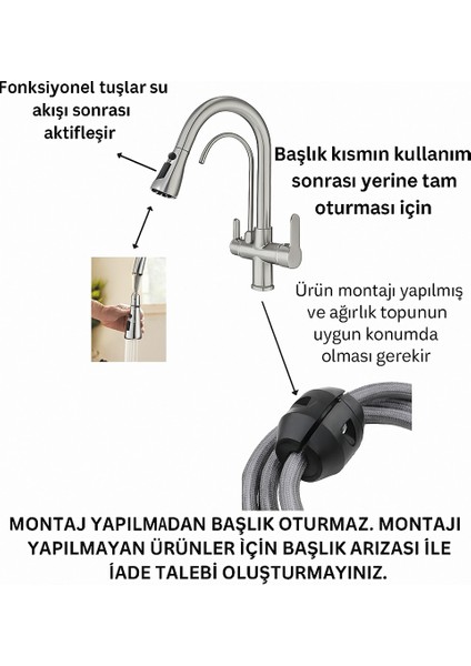 Mat Gold Spiralli Arıtmalı Mutfak Eviye Bataryası fırsatları