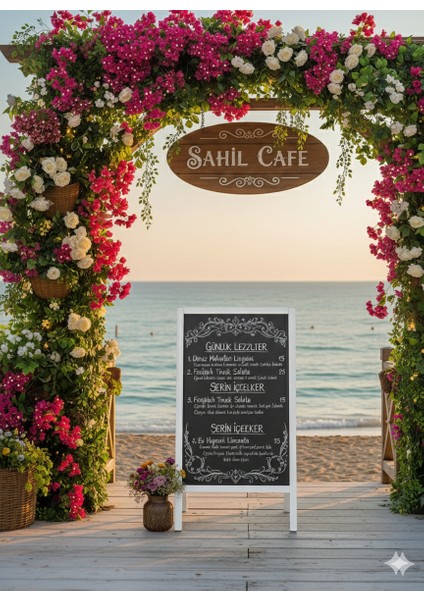 Tek Ayaklı Menü Panosu / Yazı Tahtası fırsatları