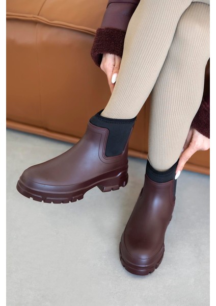 Carmen Plastik Su Geçirmez Kadın Bot Bordo fiyatları