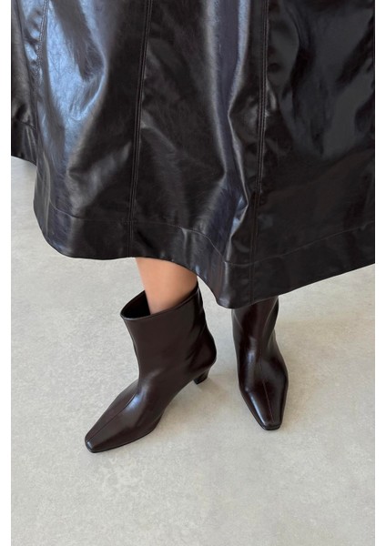 Viva Kadın Kırışık Deri Bot Kahve fırsatları