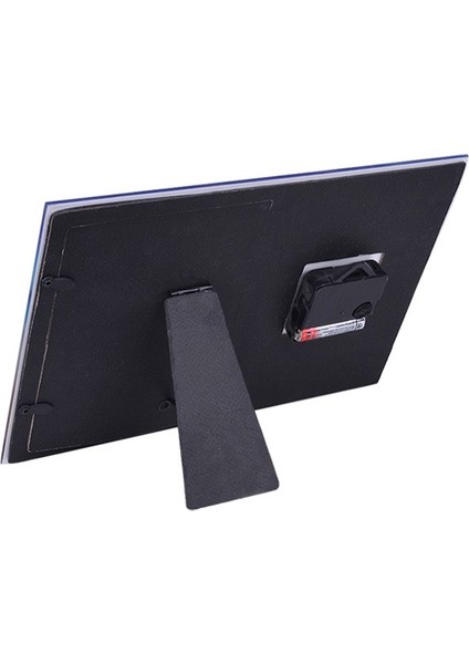 Saatli Cam Fotoğraf Çerçevesi