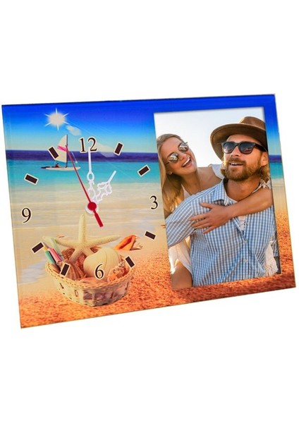 Saatli Cam Fotoğraf Çerçevesi fiyatları