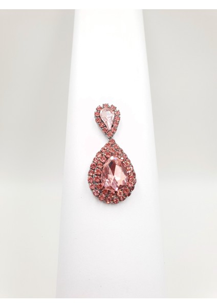 Damla Form Kristal Taşlı Kadın Küpe | Özel Gün Serisi fiyatları