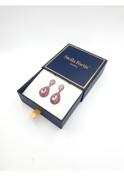 Damla Form Kristal Taşlı Kadın Küpe | Özel Gün Serisi fırsatları