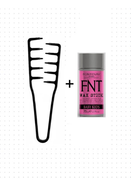 Hair Wax Stick 75GR - Saç Sabitleyici Baby Kıds + Mucizevi Tarak 2'li Set