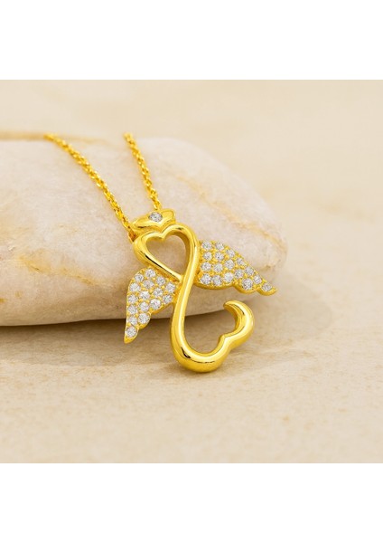 14 Ayar Altın Melek Kolye, Şans Perisi Kolye modelleri