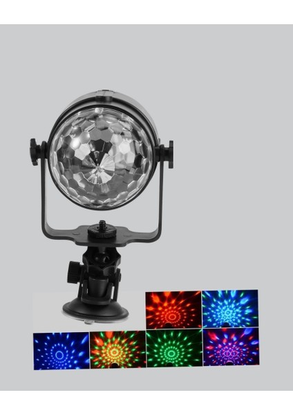 Lvsqvr Ritme Duyarlı LED Disko Topu – Renkli Işık Gösterili Parti Lambası fiyatları