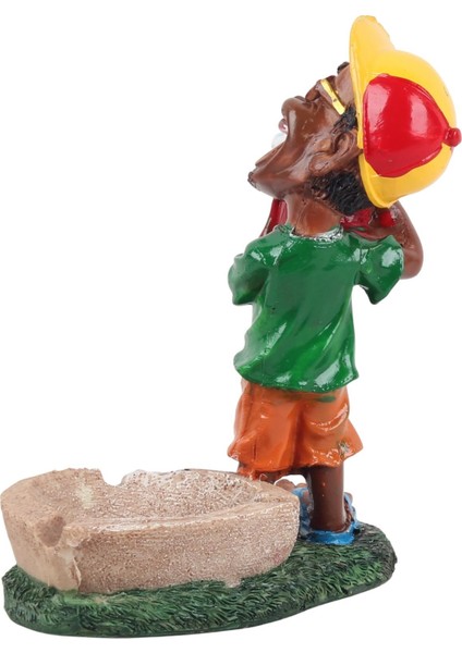Jamaikalı Adam Reggae Figürlü Küllük Para Anahtar Kasesi Masaüstü Dekoratif Biblo Yeni Ev Hediyesi A indirimleri