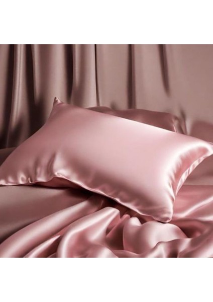 Antibakteriyel Terletmeyen Ipek Saten Yastık Kılıfı 2'li 50X70 Pembe fiyatları