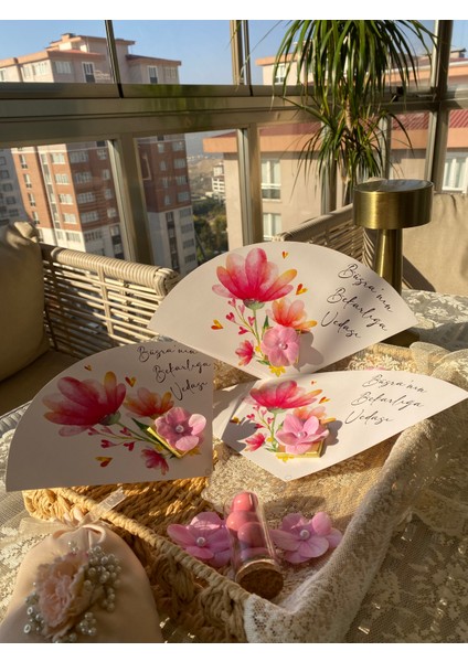 Isme Özel Çikokata Yelpaze Hediyeliği