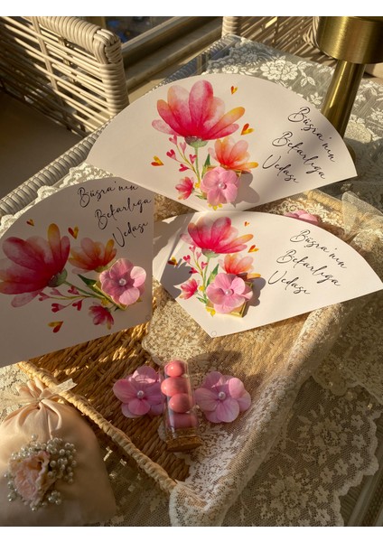 Isme Özel Çikokata Yelpaze Hediyeliği modelleri