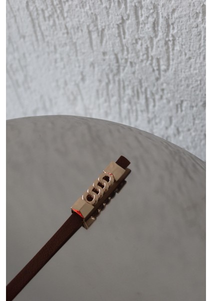 Gold Halkalı Taba Ince Kemer