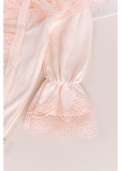 Güpürlü 100% Pamuk Kız Bebek Tulum modelleri