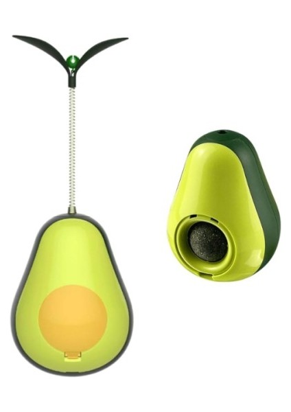 Avokado Şeklinde Kedi Naneli ve Mama Hazneli Kedi Oyuncağı modelleri