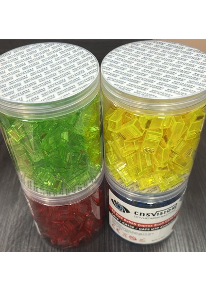 Cns- RJ45 Delikli Çapraz Sıralı Cat6 Bağlantı Soketi (100'LÜ Kutu) fiyatları